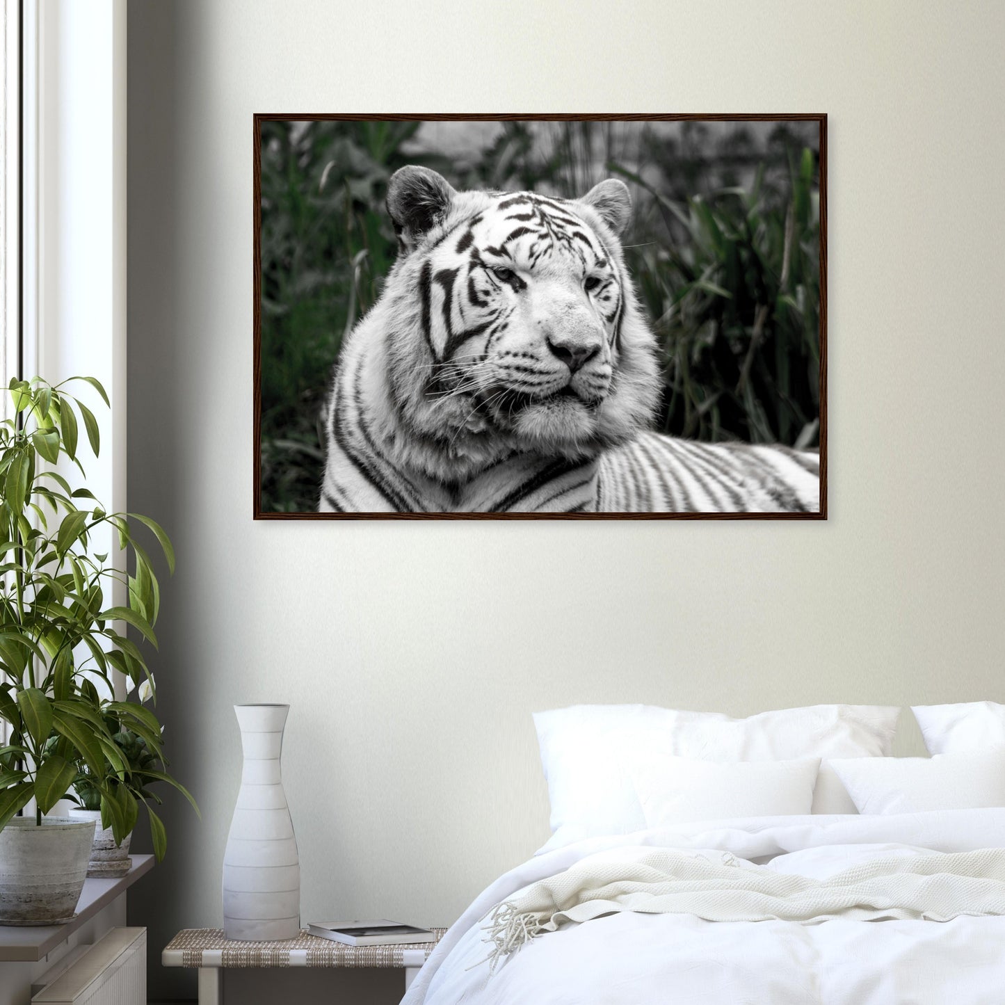 Tigre blanc - Décoration murale