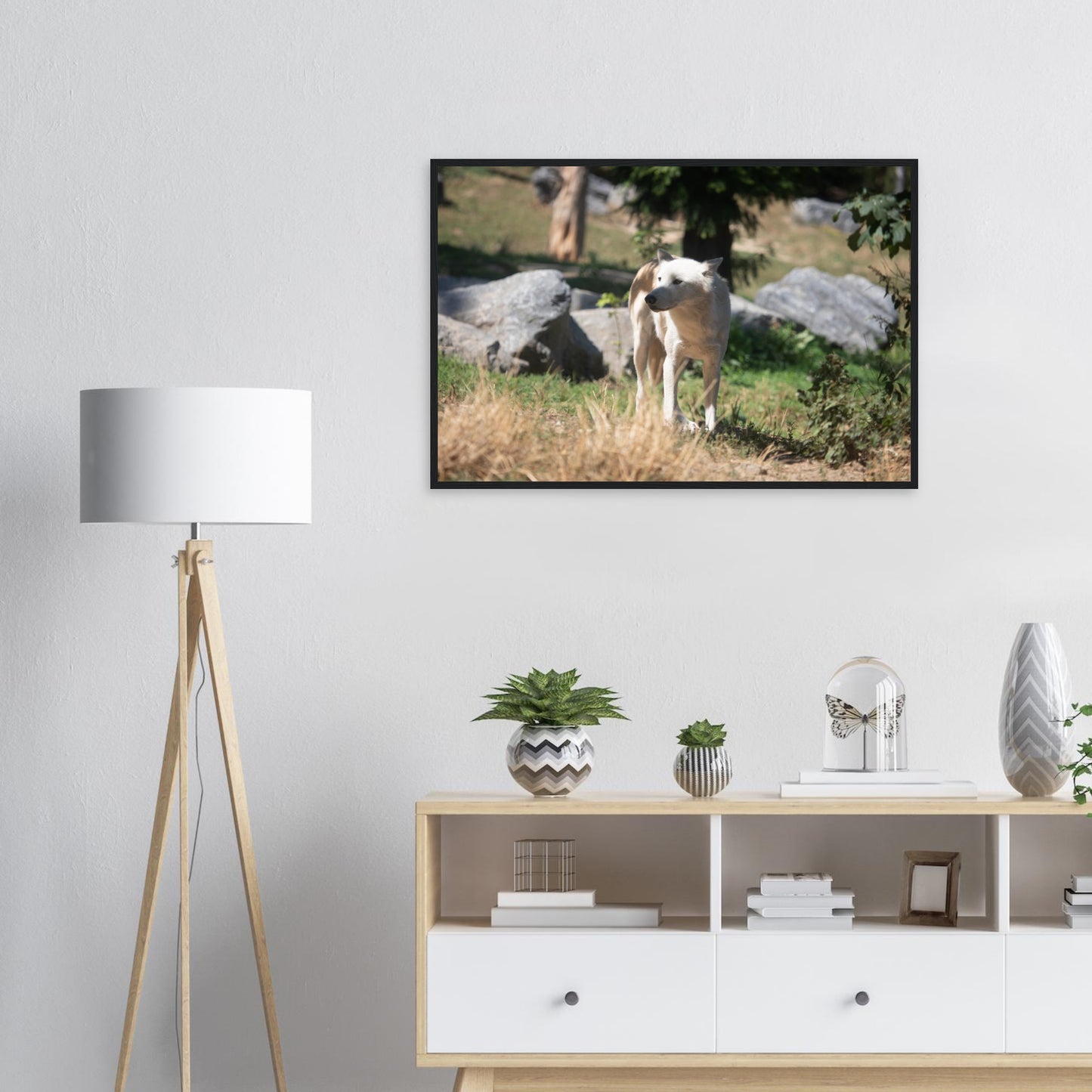 White wolf - Wall decoration