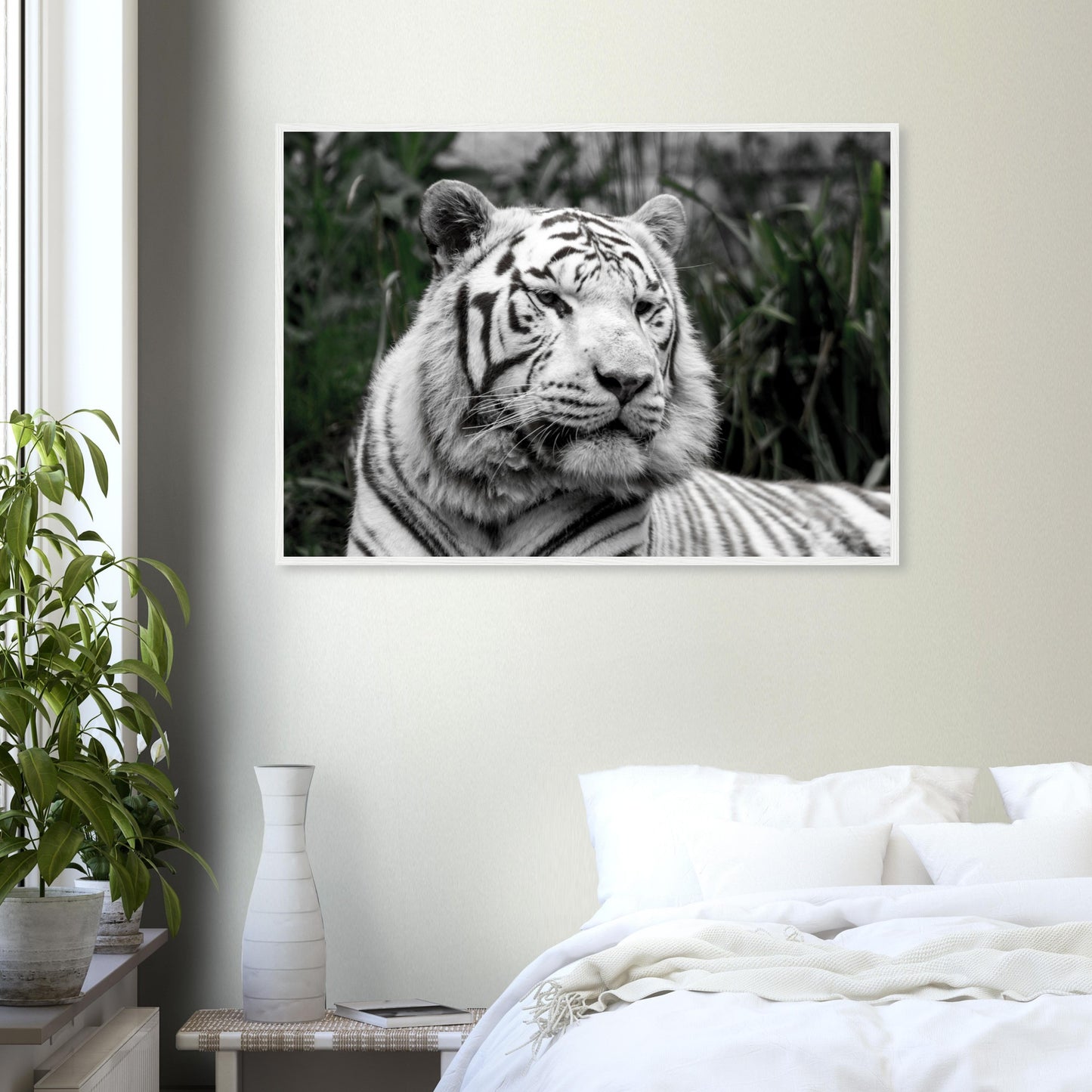 Tigre blanc - Décoration murale