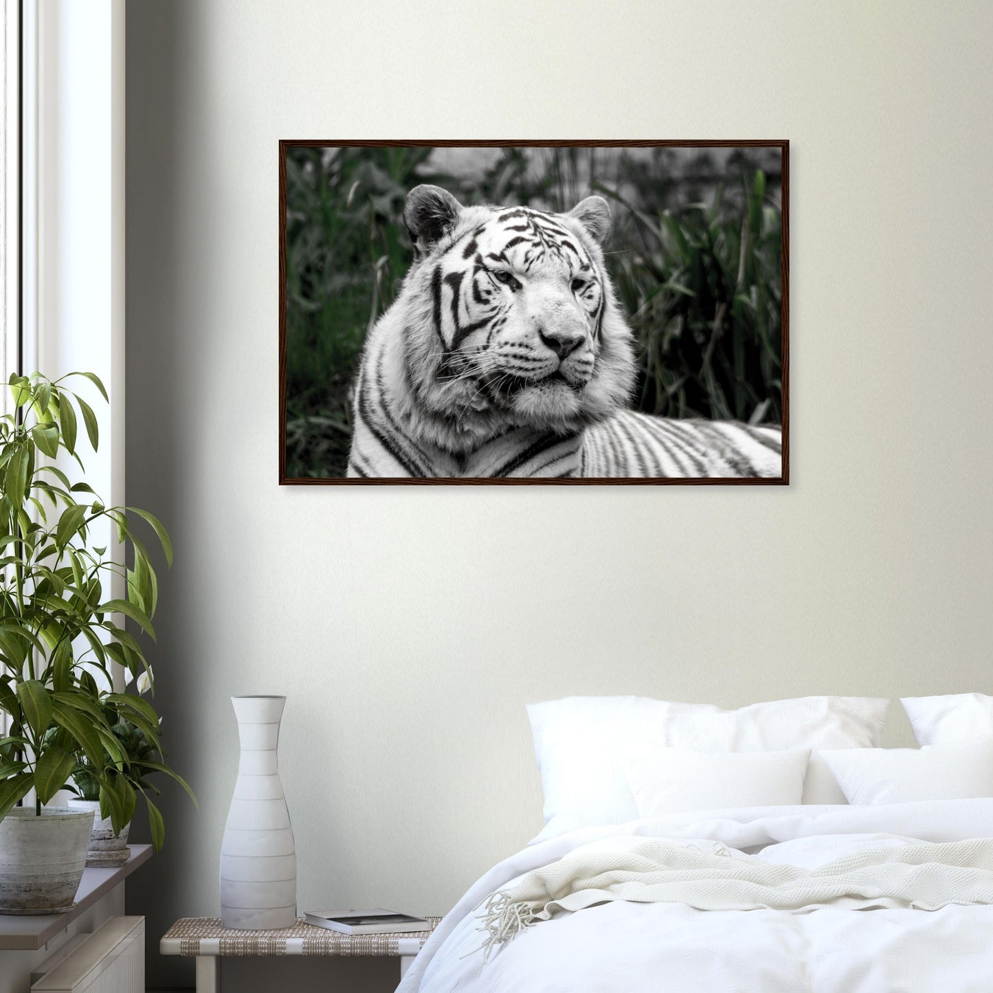 Tigre blanc - Décoration murale