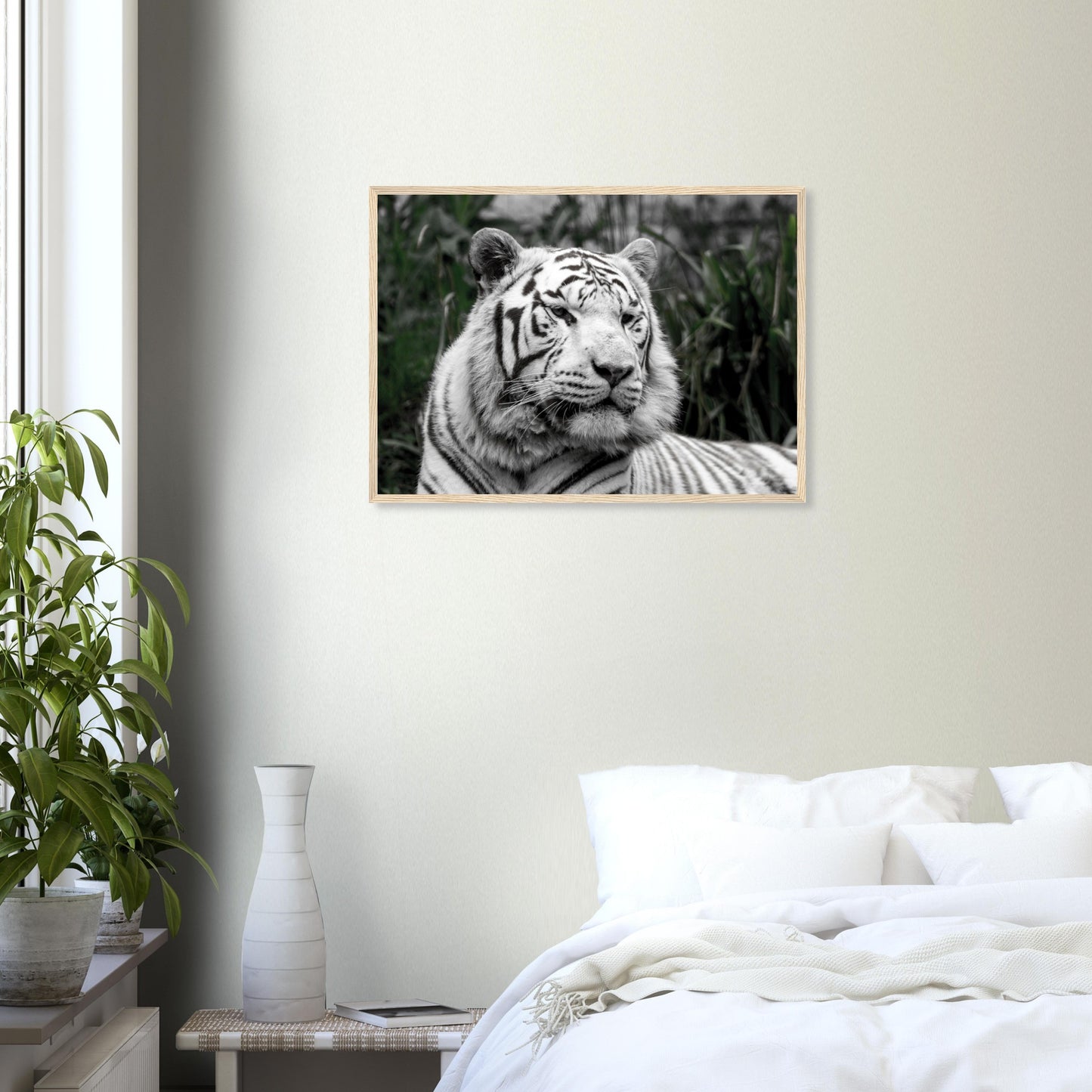 Tigre blanc - Décoration murale