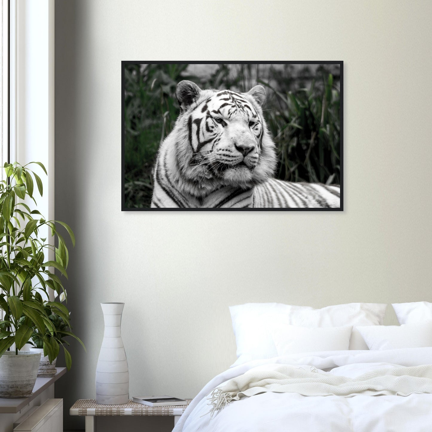 Tigre blanc - Décoration murale