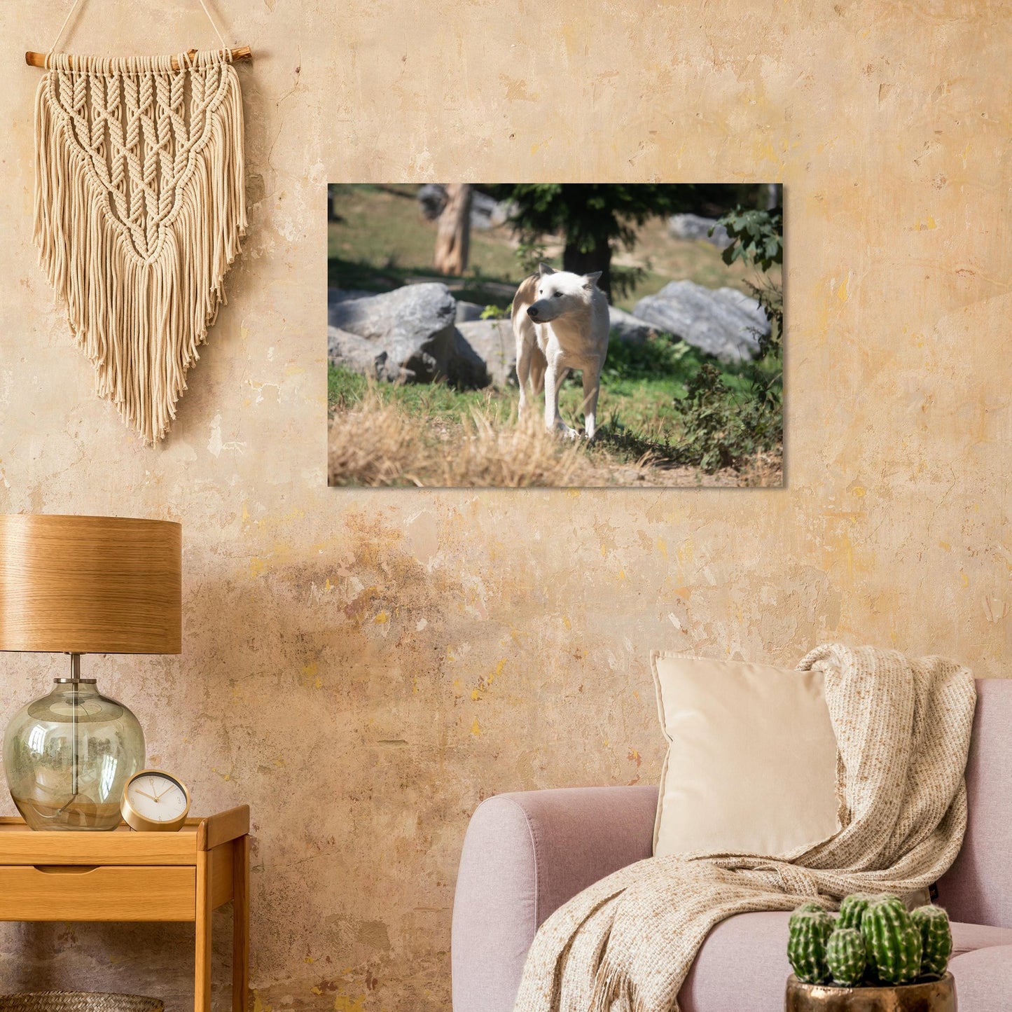 White wolf - Wall decoration
