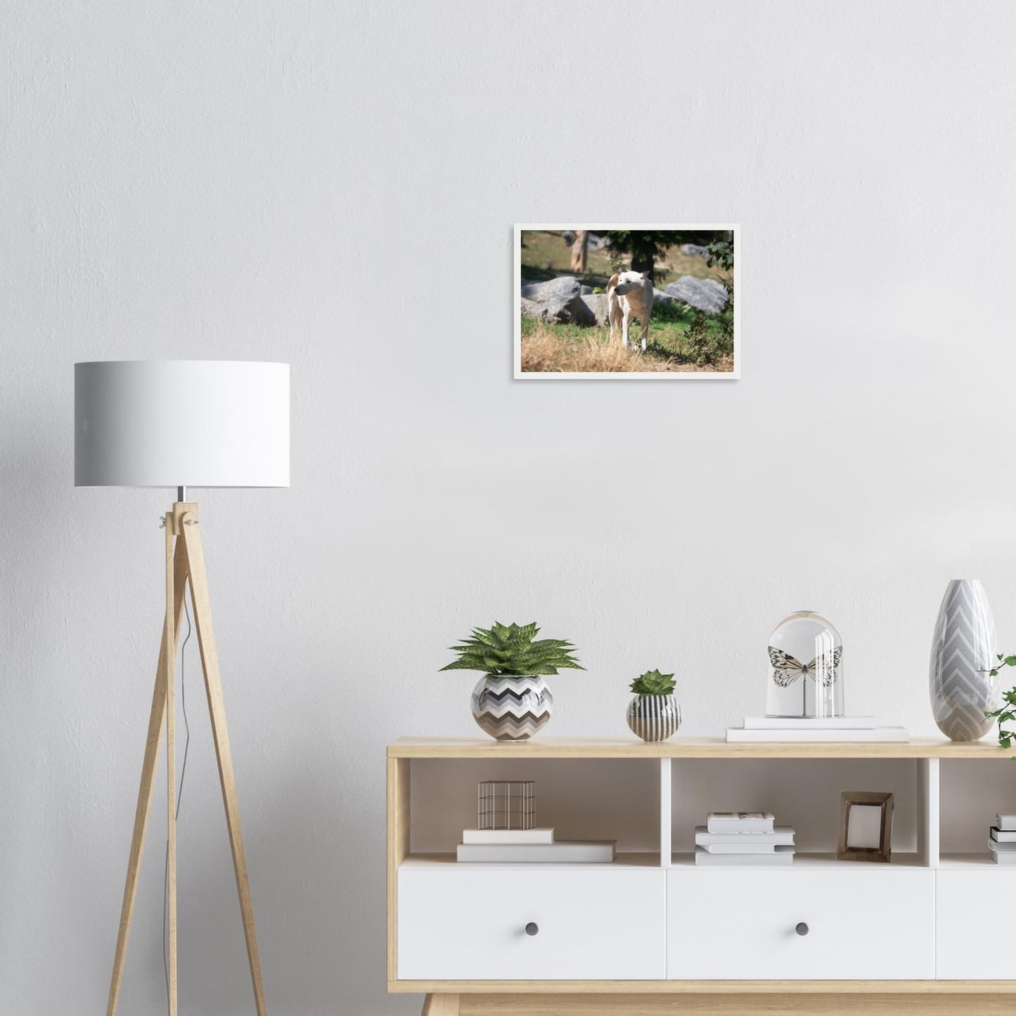 White wolf - Wall decoration