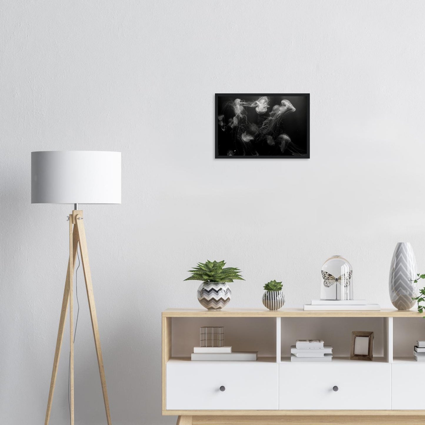 Méduses - Noir & Blanc - Décoration murale