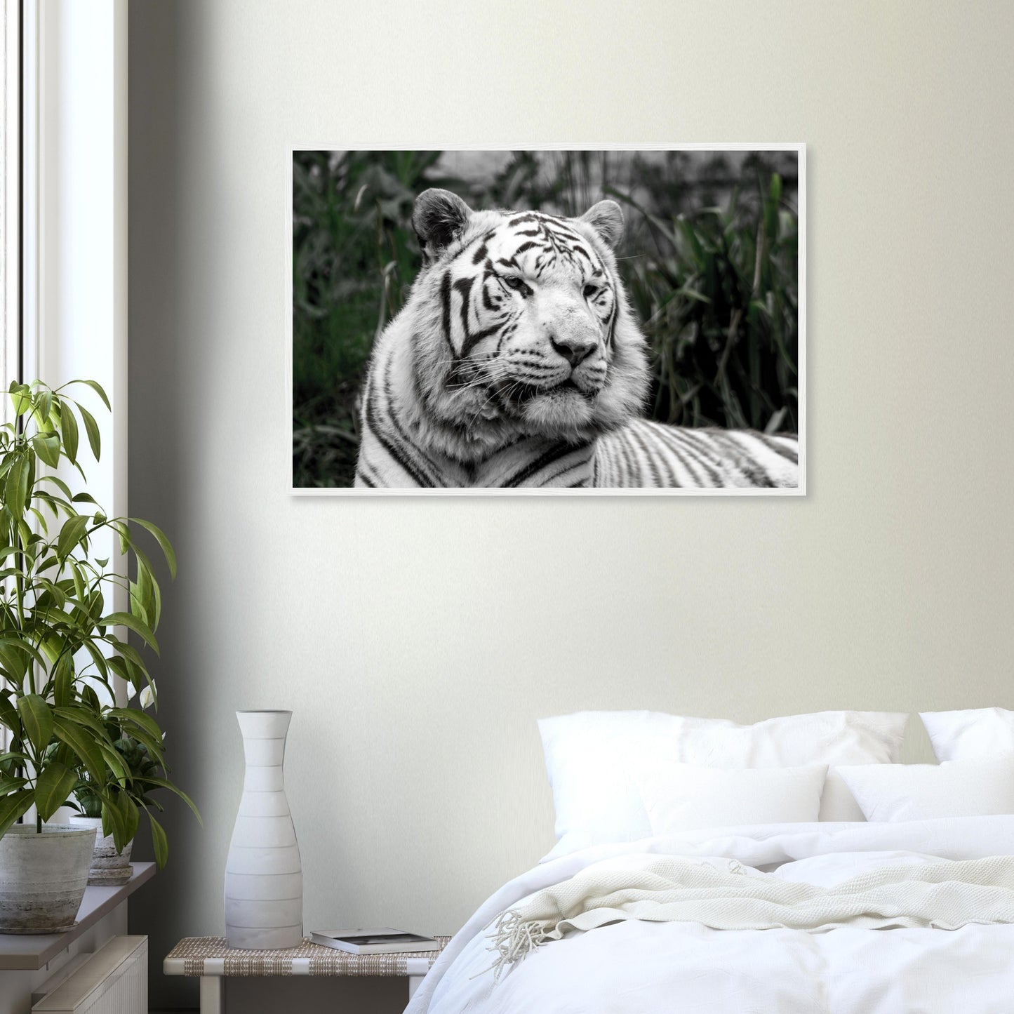 Tigre blanc - Décoration murale