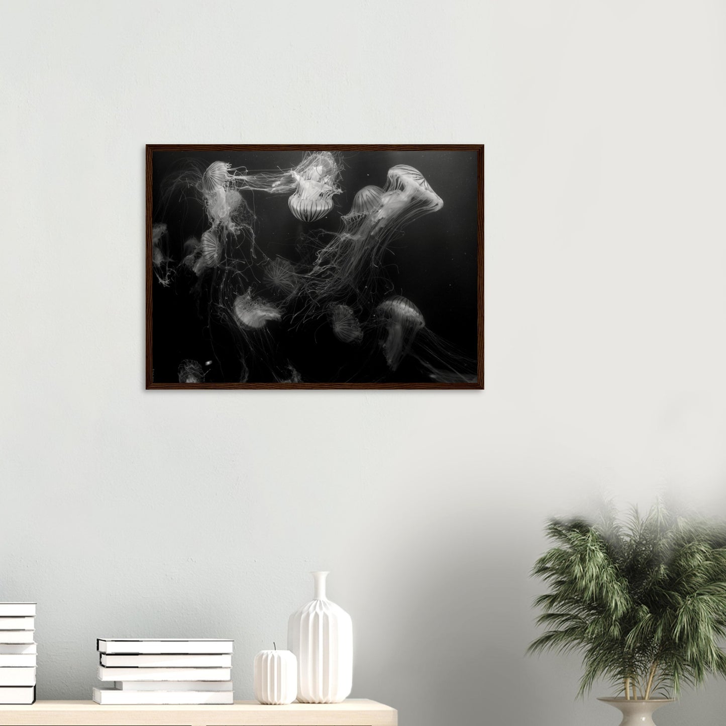 Méduses - Noir & Blanc - Décoration murale