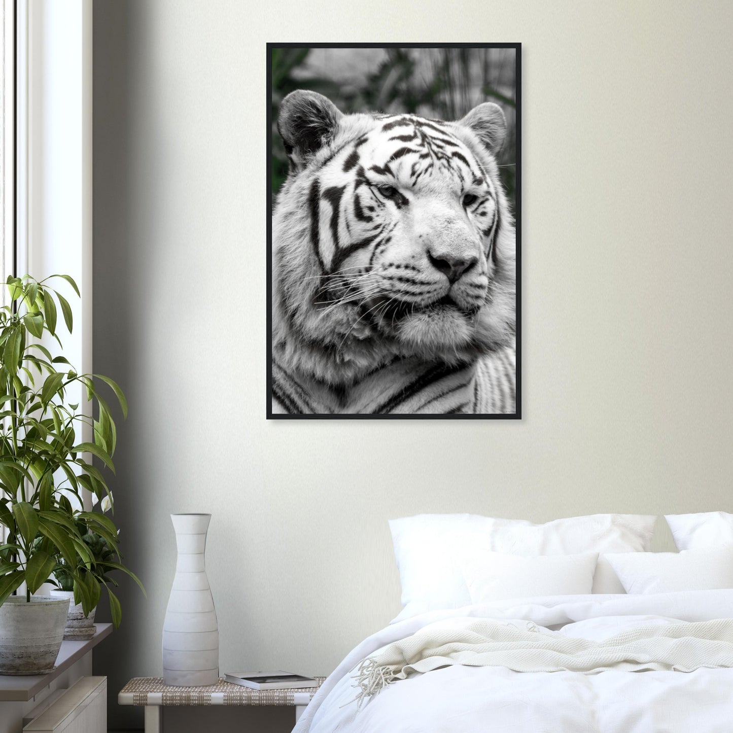 Tigre blanc - Décoration murale